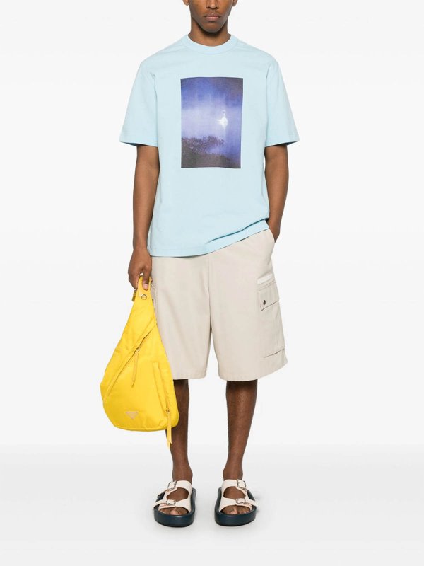 BARBOUR: Tシャツ online - Tシャツ - ブルー