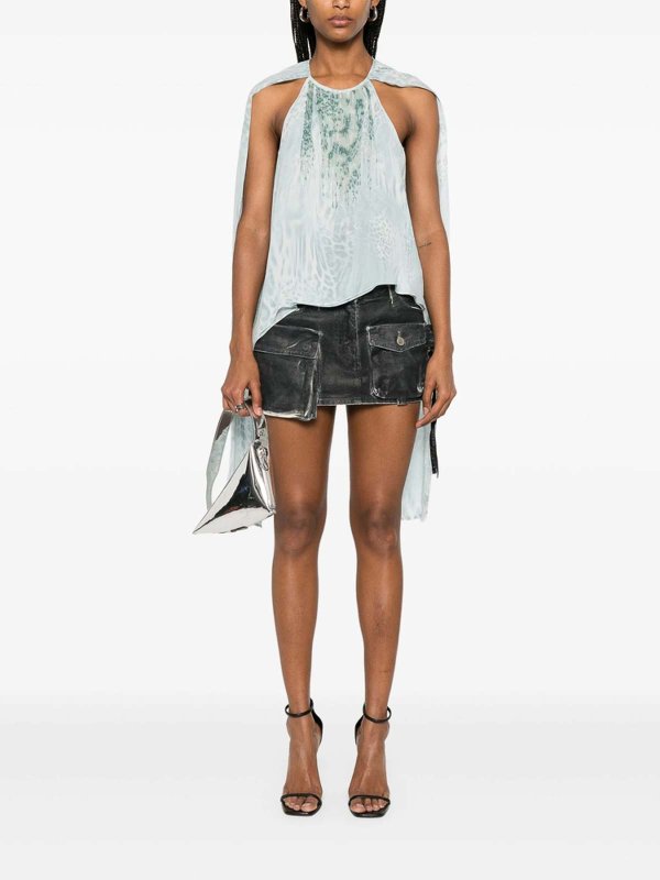 BLUMARINE: Tops und Tank Tops online - Top - Blau