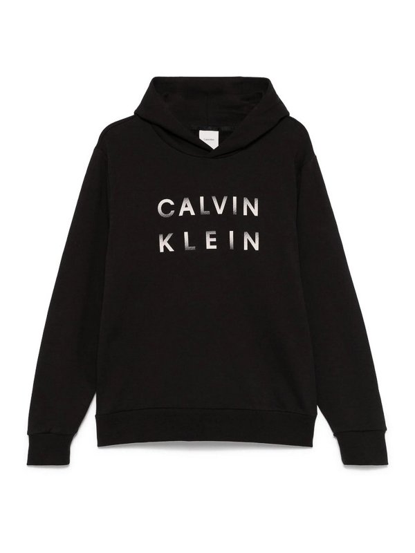 CALVIN KLEIN: スウェット＆セーター - スウェットシャツ/セーター - 黒