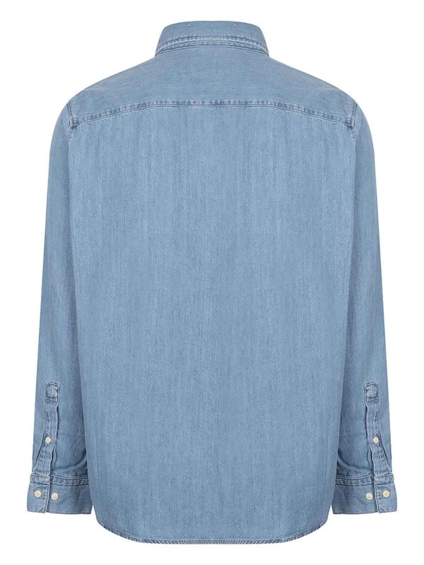 The Best Shops CALVIN KLEIN: シャツ - シャツ - ブルー