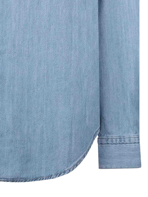 シャツ - ブルー shop online: CALVIN KLEIN