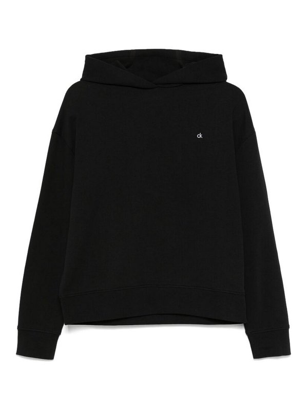 CALVIN KLEIN: スウェット＆セーター - スウェットシャツ/セーター - 黒