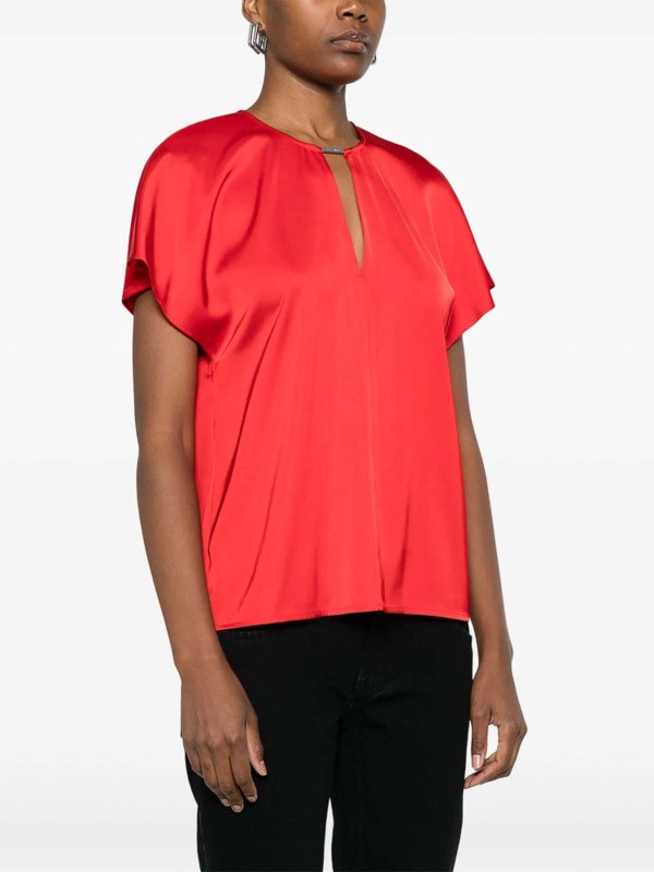 CALVIN KLEIN buy online シャツ - 赤