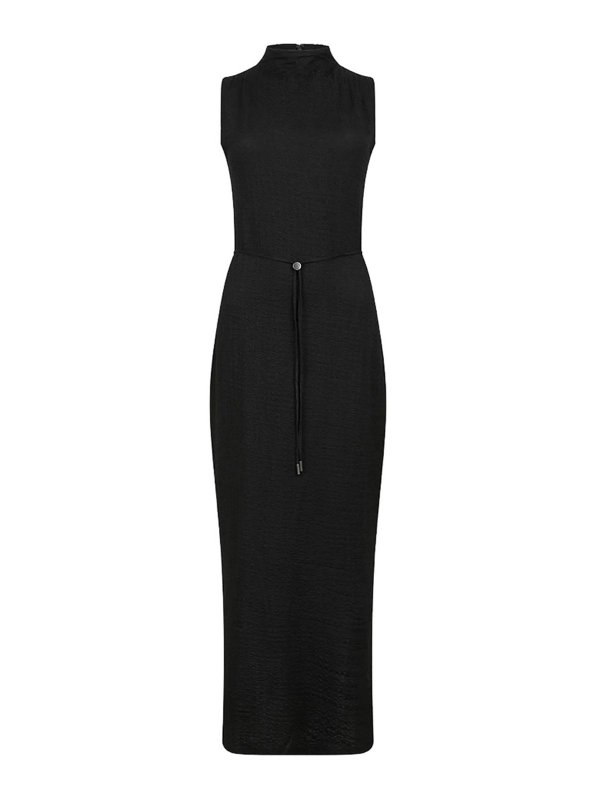 CALVIN KLEIN: ニーレングスドレス - 膝丈ドレス - 黒