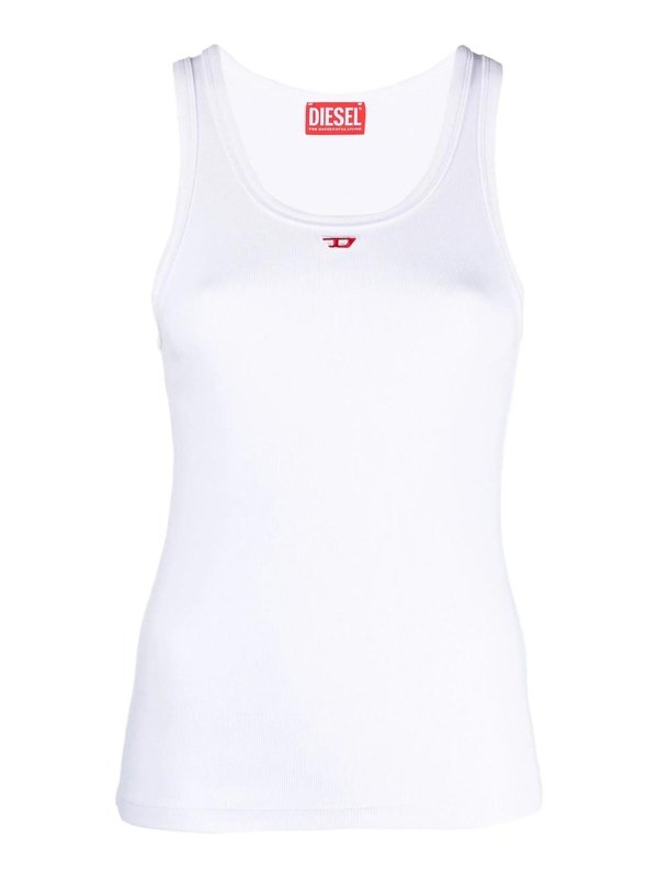 DIESEL: トップス＆タンクトップ - トップ/タンクトップ - 白