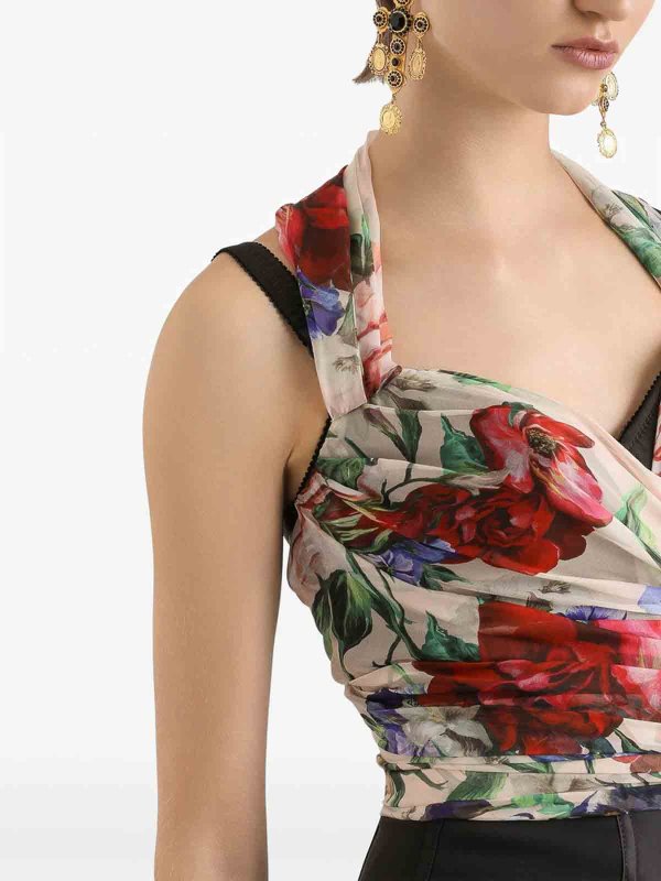DOLCE & GABBANA: Tops und Tank Tops online - Top - Rot