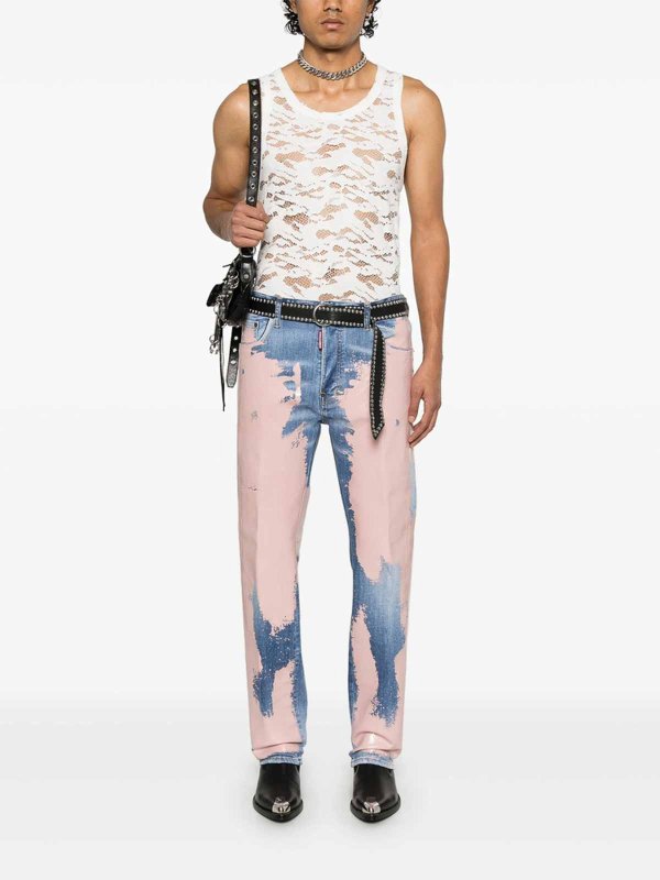 DSQUARED2: Jeans boot-cut online - Jeans Boot-Cut - Blanco