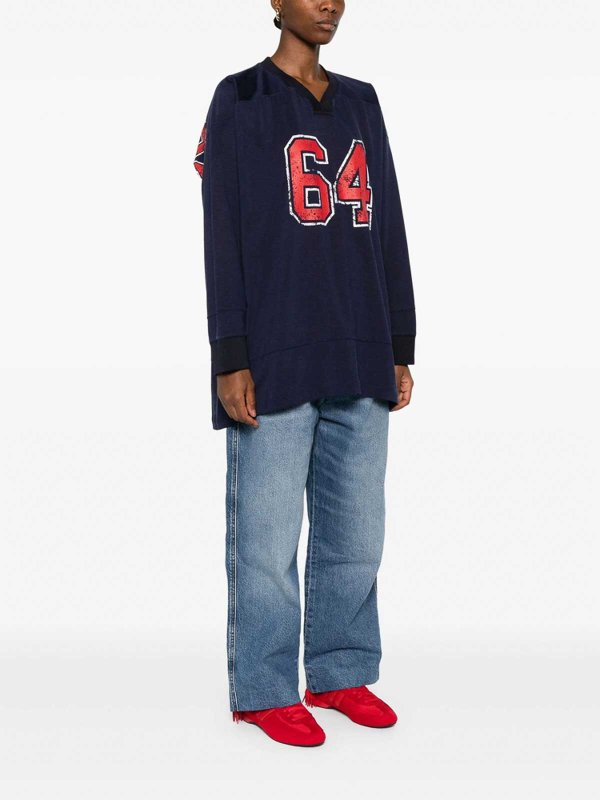 The Best Shops DSQUARED2: Sweatshirts & Pulls - Sweat-Shirts - Bleu