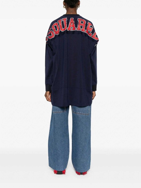 Sweat-Shirts - Bleu shop online: DSQUARED2