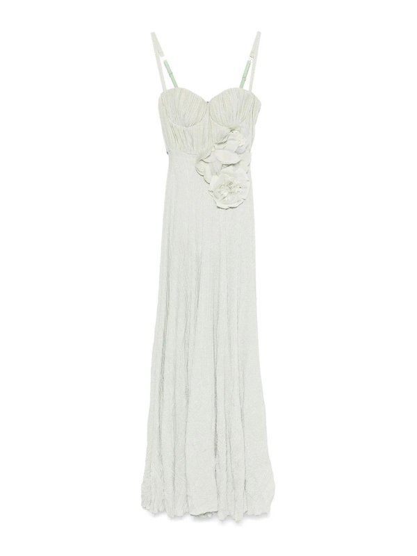 ELISABETTA FRANCHI: ニーレングスドレス - 膝丈ドレス - 緑