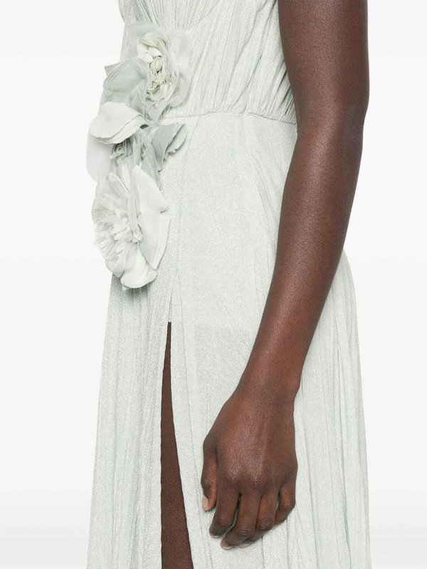 ELISABETTA FRANCHI: ニーレングスドレス online - 膝丈ドレス - 緑