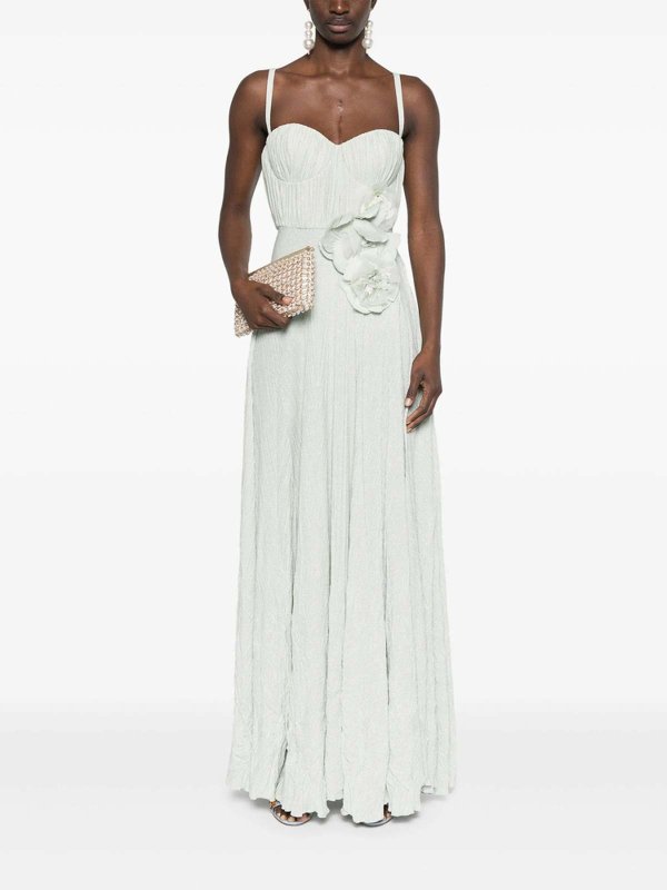 ELISABETTA FRANCHI buy online 膝丈ドレス - 緑