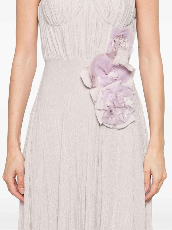 ELISABETTA FRANCHI: Knielange Kleider online - Knielanges Kleid - Lila