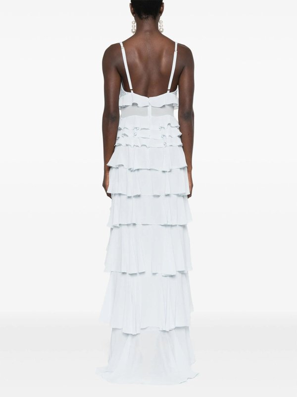 膝丈ドレス - ブルー shop online: ELISABETTA FRANCHI