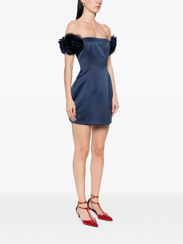 The Best Shops ELISABETTA FRANCHI: ニーレングスドレス - 膝丈ドレス - ブルー