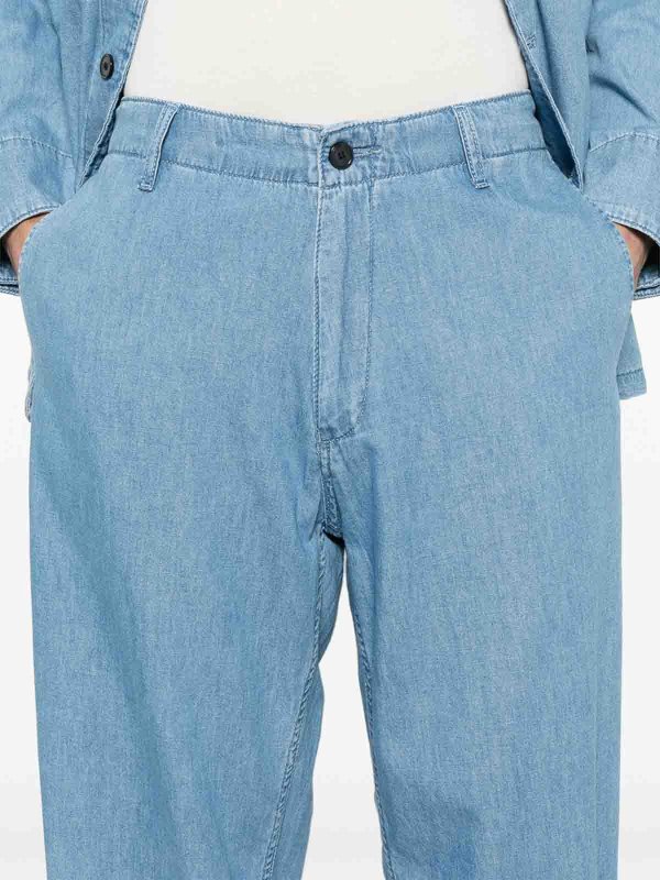 EMPORIO ARMANI: カジュアルトラウザー online - カジュアルパンツ - ブルー