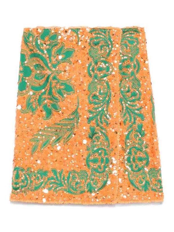 ETRO: Knielange und Midi Röcke - Midirock - Orange