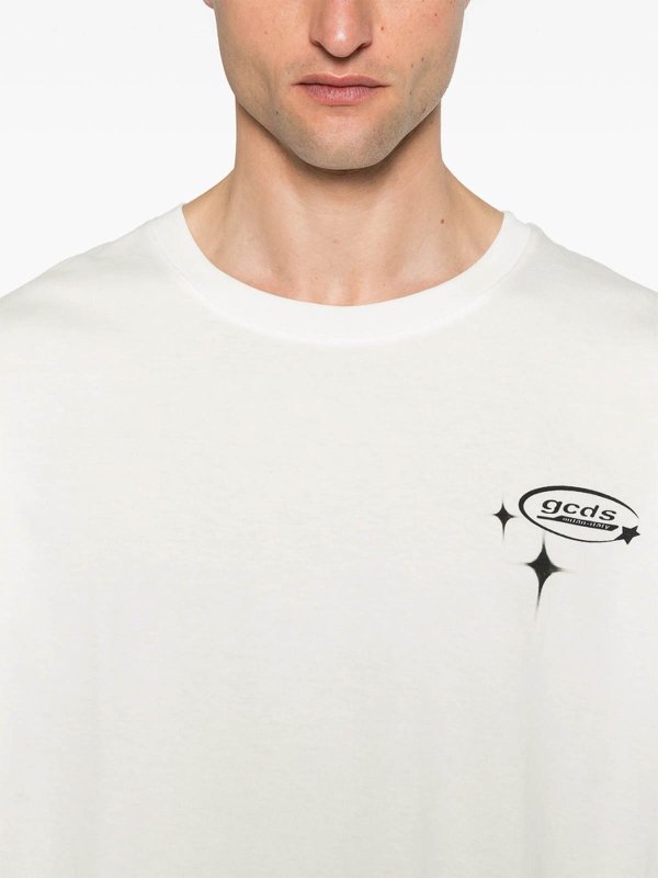 Tシャツ - 白 shop online: GCDS