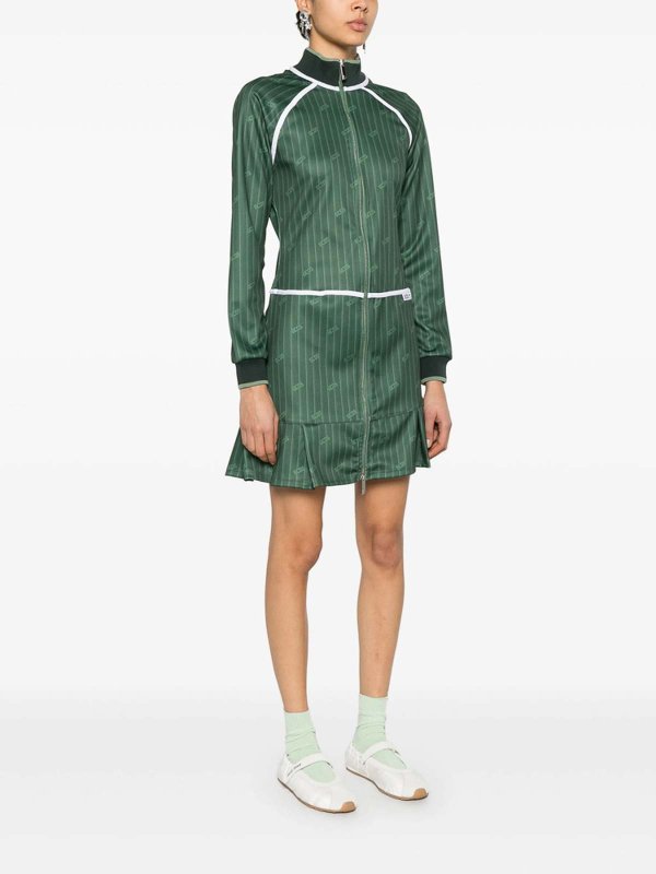 Knielanges Kleid - Grün shop online: GCDS