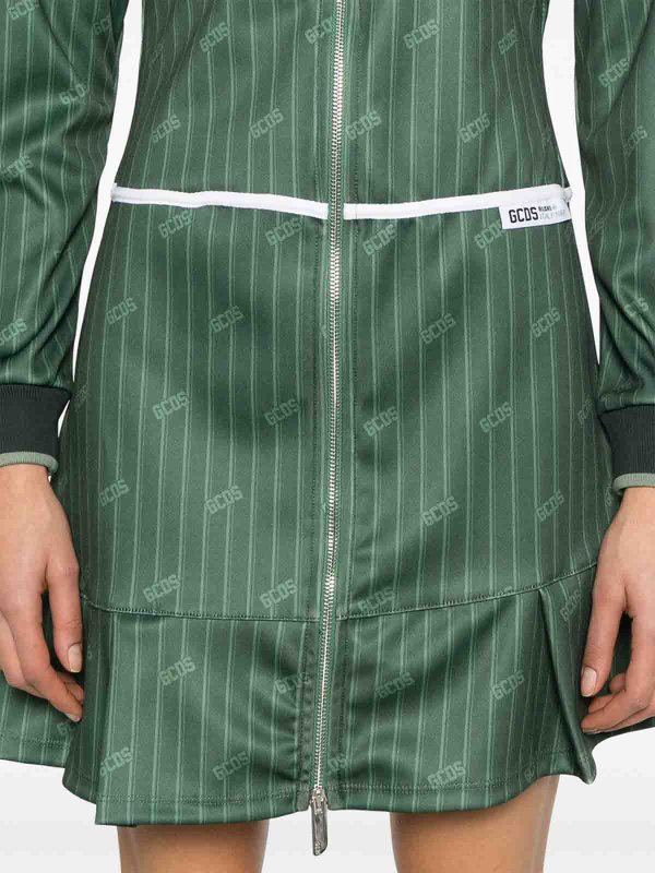 GCDS buy online Knielanges Kleid - Grün