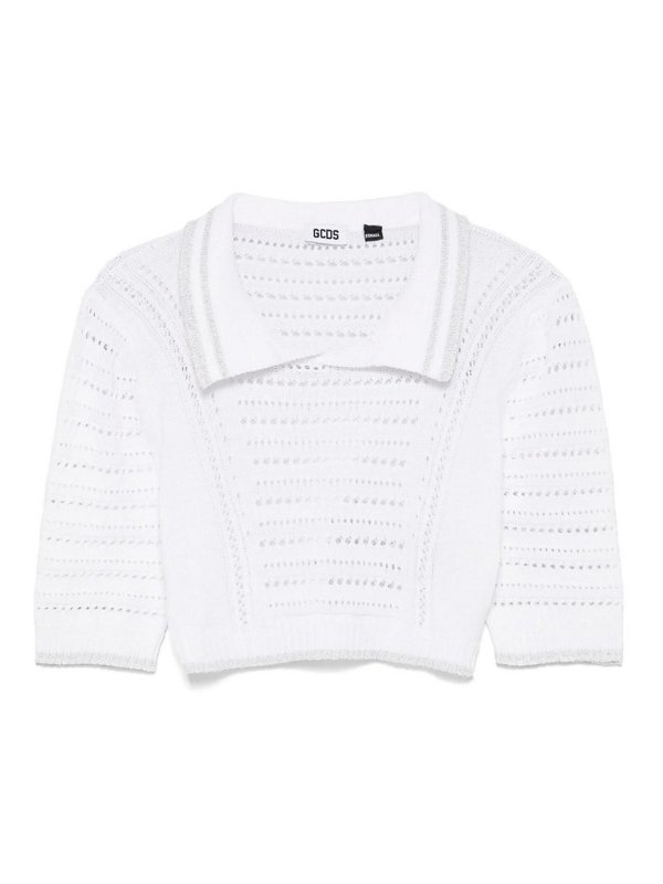 GCDS: クルーネック - クルーネック - 白