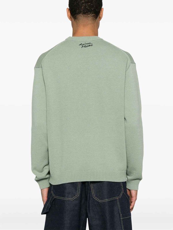 The Best Shops MAISON KITSUNÉ: クルーネック - クルーネック - 緑