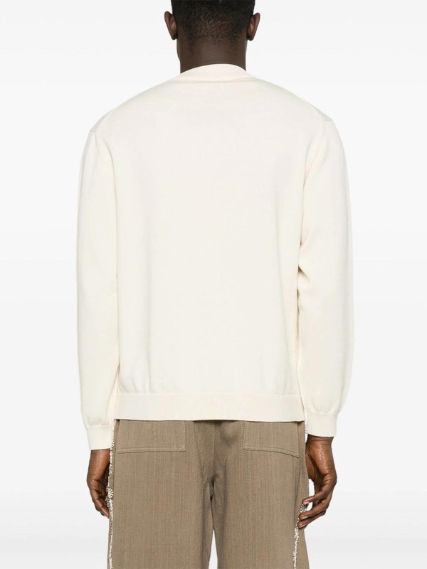 The Best Shops MAISON KITSUNÉ: Pull col rond - Pull Col Rond - Beige
