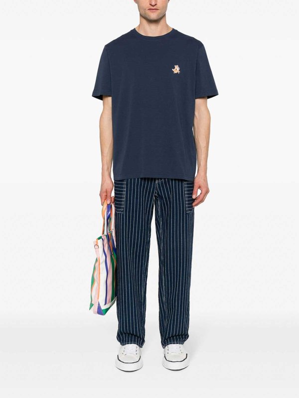 MAISON KITSUNÉ buy online Tシャツ - ブルー