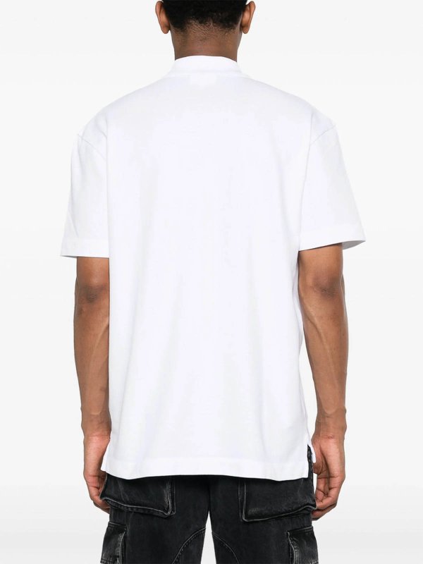 MAISON KITSUNÉ: Strickpullover mit Rundhalsausschnitt online - Rundhalspullover - Weiß