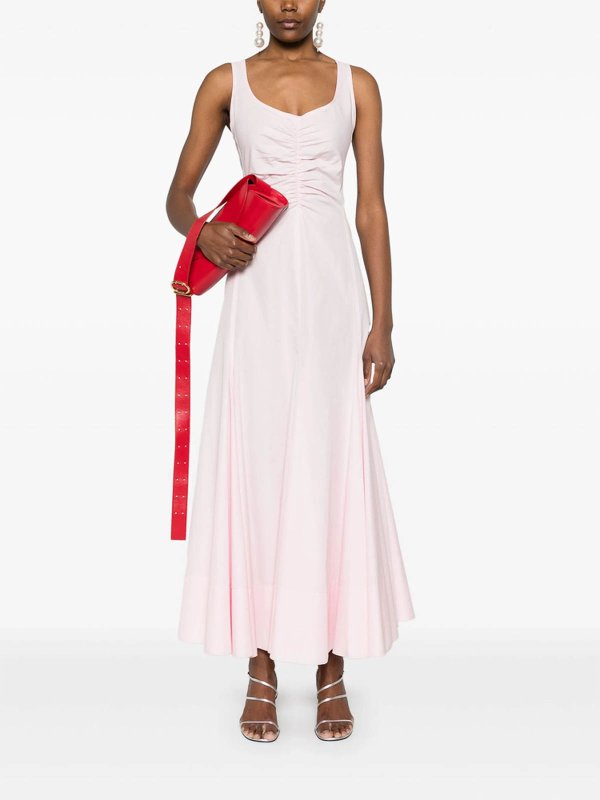 SPORTMAX: ニーレングスドレス online - 膝丈ドレス - ヌードカラー