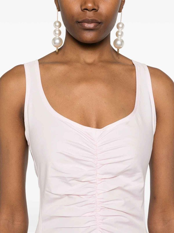 膝丈ドレス - ヌードカラー shop online: SPORTMAX