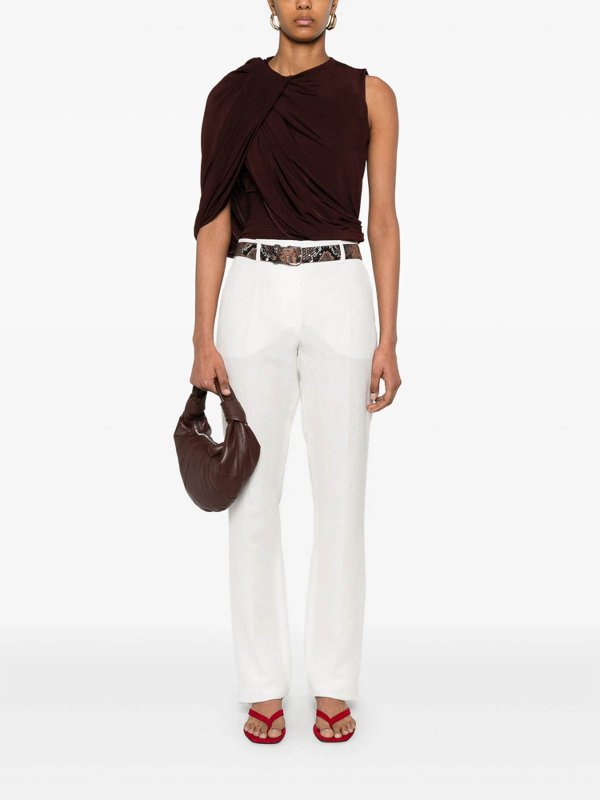 カジュアルパンツ - 白 shop online: SPORTMAX