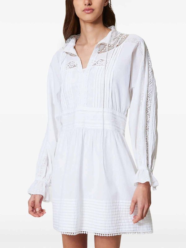 TWINSET buy online 膝丈ドレス - 白