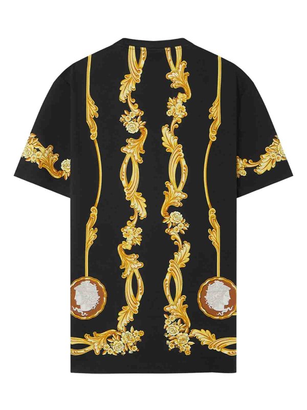 VERSACE: Tシャツ online - Tシャツ - 黒