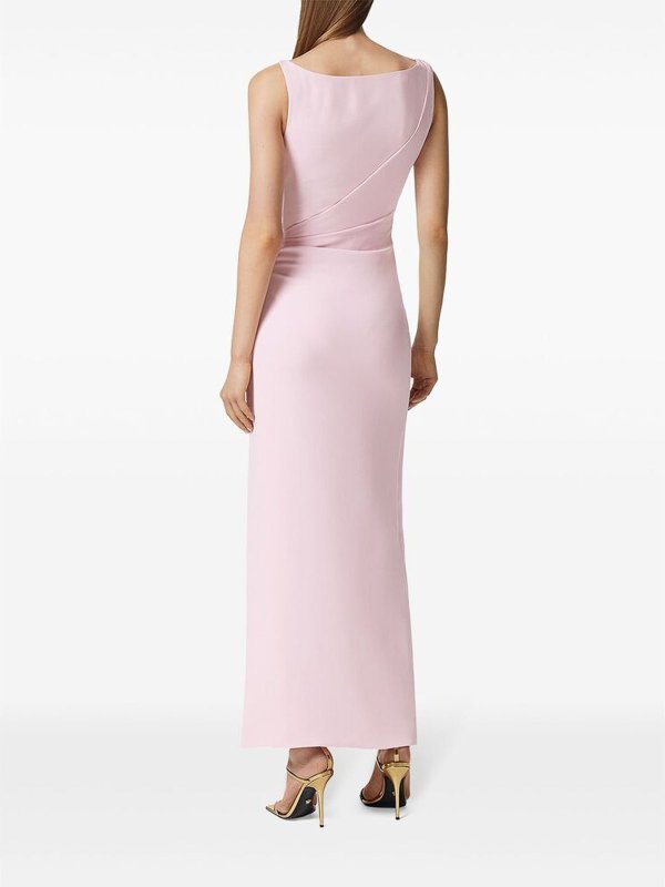 膝丈ドレス - ヌードカラー shop online: VERSACE