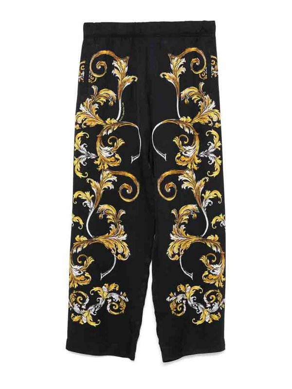 Versace Jeans Couture: Jeans évasés - Jean Bootcut - Noir