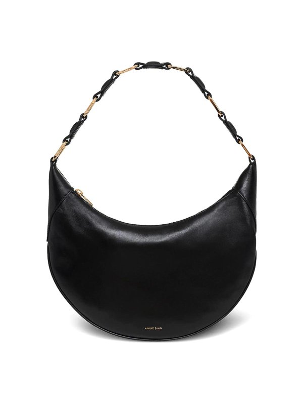 ANINE BING: クロスボディバッグ - クロスボディバッグ - 黒