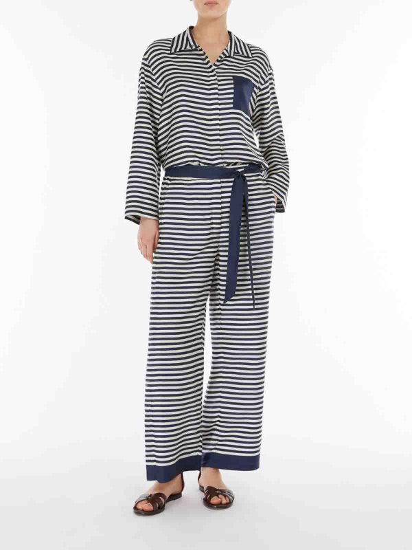 S MAX MARA: トラウザーショーツ online - ショートパンツ - ブルー