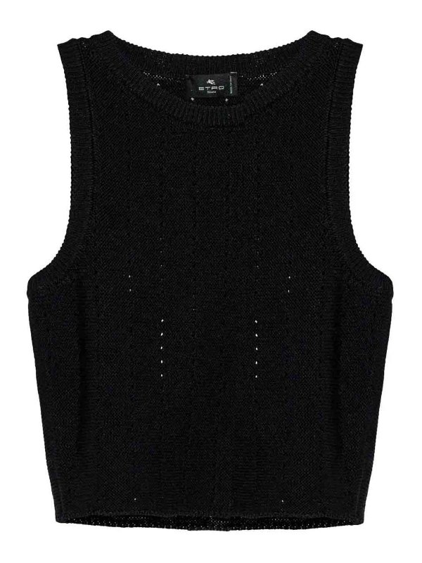 ETRO: トップス＆タンクトップ - トップ/タンクトップ - 黒