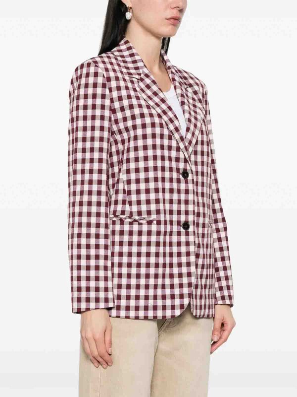The Best Shops FORTE FORTE: blazers - Gingham Padre Jacket