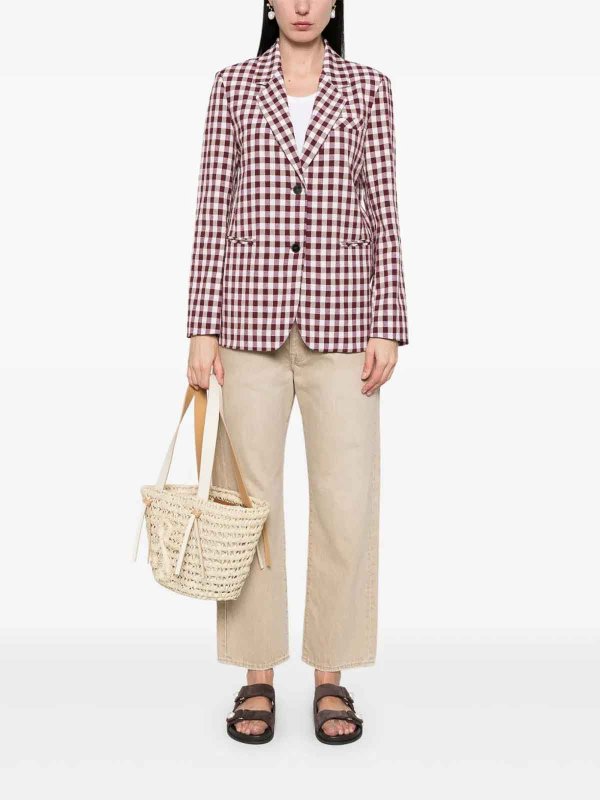 Gingham Padre Jacket shop online: FORTE FORTE
