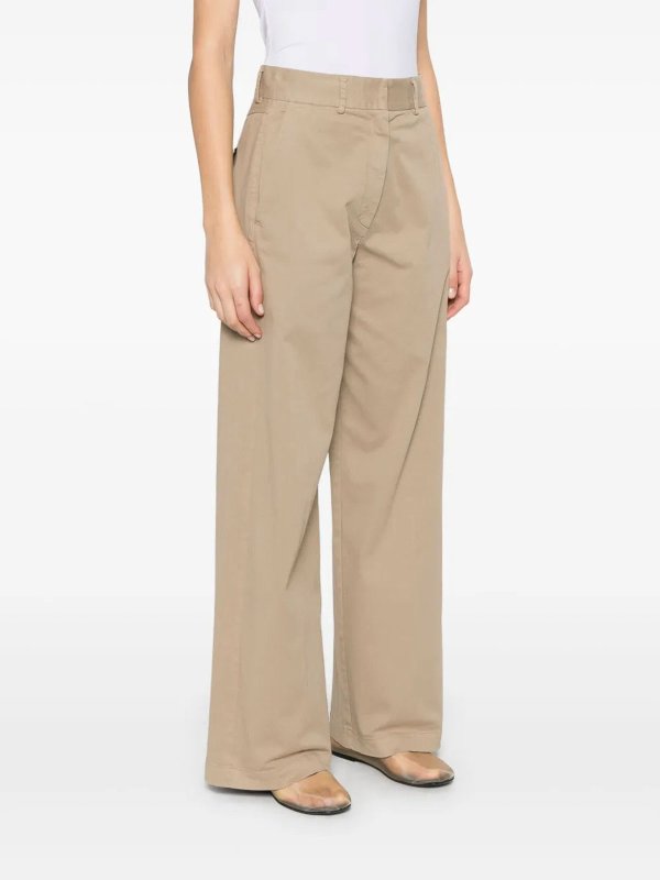 The Best Shops FORTE FORTE: pantaloni shorts - Pantalone Gabardine Taupe
