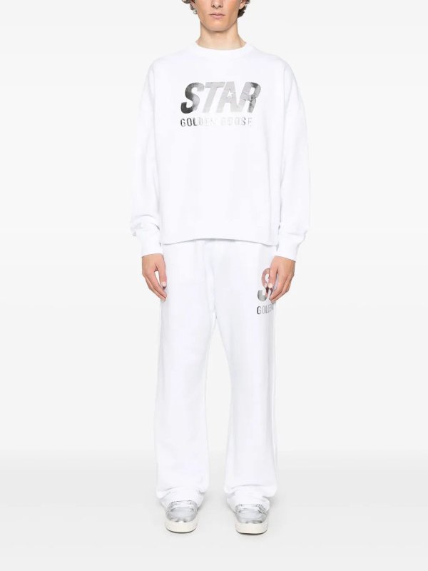 スウェットシャツ/セーター - 白 shop online: GOLDEN GOOSE