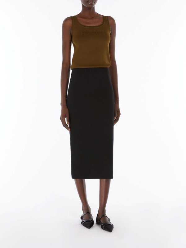 Max Mara: Tops und Tank Tops online - Top - Braun