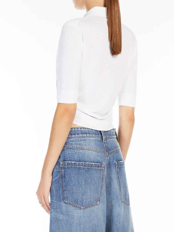 U-Boot-Pullover - Weiß shop online: SPORTMAX