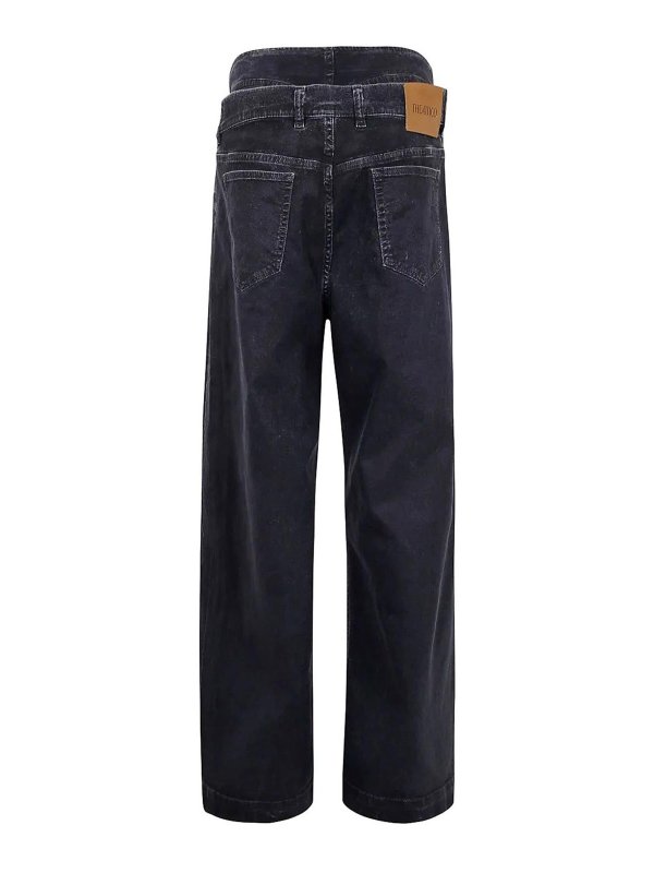 The Attico: ブーツカットジーンズ online - ブーツカットジーンズ - ブルー