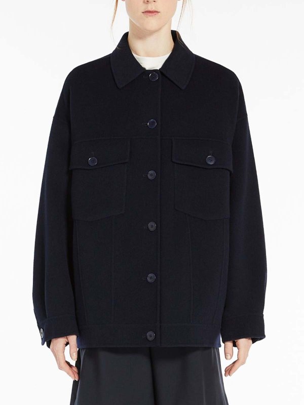 The Best Shops WEEKEND MAX MARA: ショートコート - ショートコート - ブルー