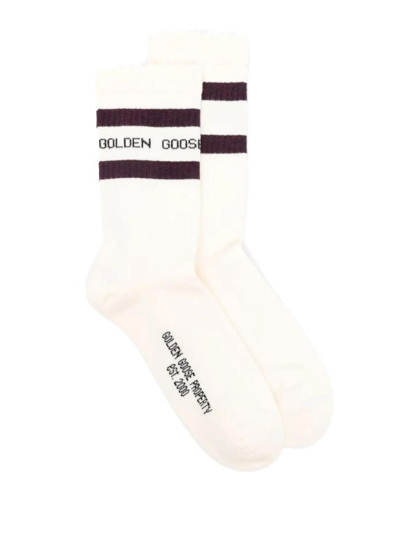 GOLDEN GOOSE: 靴下 - ソックス - 黒