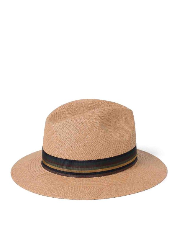 Max Mara: Sombreros - Sombrero - Beis