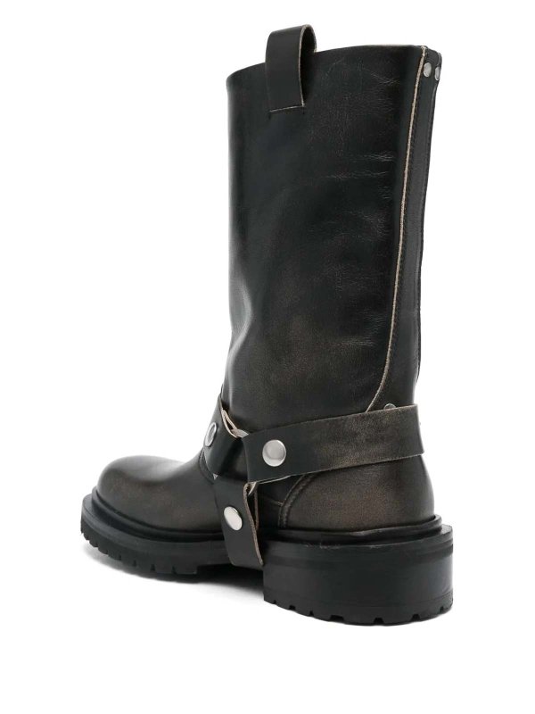 GOLDEN GOOSE: boots online - Black biker boot